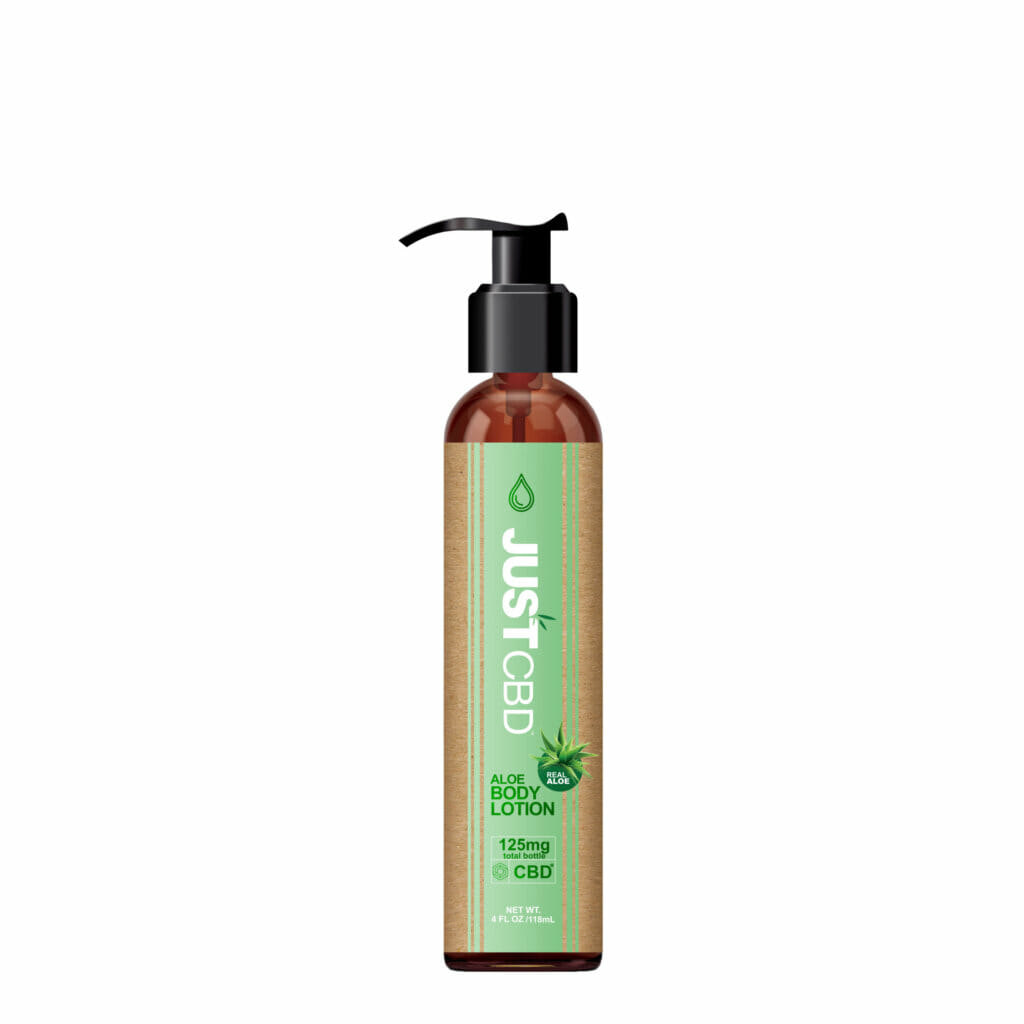 125mg CBD body lotion aloe