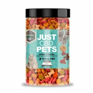 cbd cat chicken treats mixed 100mg
