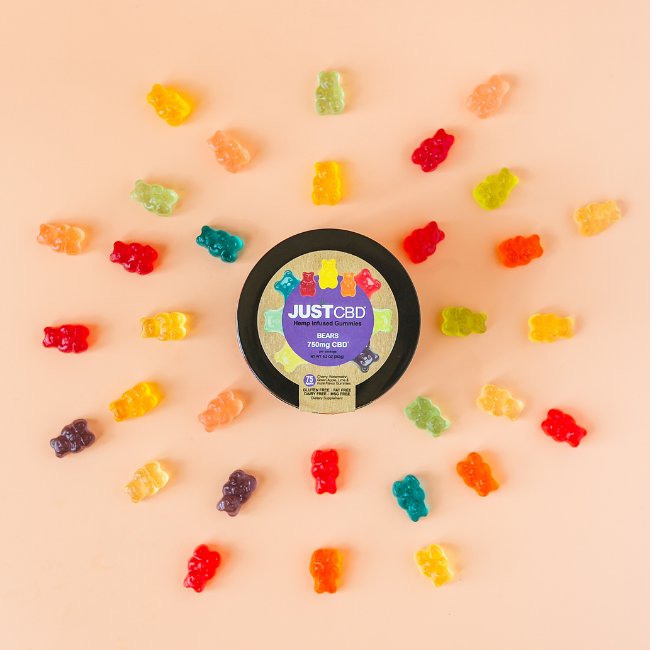 CBD Gummies 750mg jar